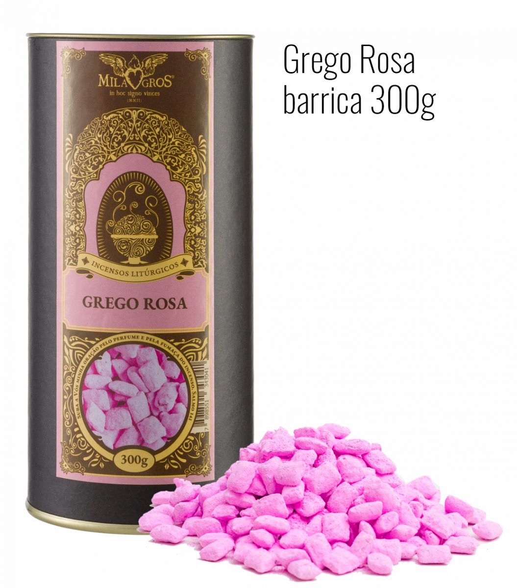 Grego Rosa 300g barrica + incenso