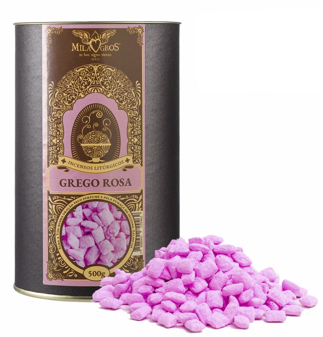 Grego Rosa 500g barrica + incenso