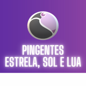 Pingente - Estrela, Sol e Lua