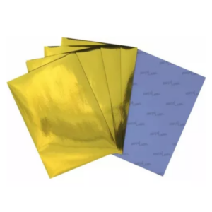 10 Folhas A4 – Vinil  Adesivo Dourado – Jato de Tinta DIGITAL LABEL -  a prova d'água