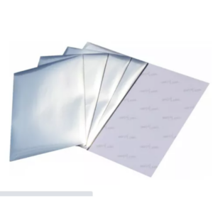 10 Folhas A4 – Vinil Prata Adesivo – Jato de Tinta -  a prova d'água
