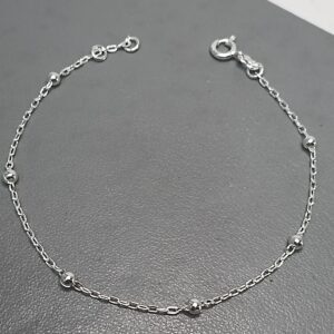 Pulseira Montagem 6 Bola 3mm Fio #PU-142