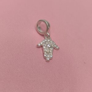 Berloque De Prata Hamassa Cravejado