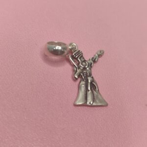 Berloque De Prata Envelhecido Oxumaré