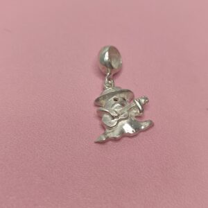 Berloque De Prata Fantasma Com Violão