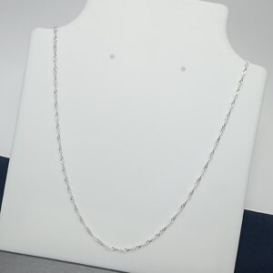 Corrente De Prata Singa Pura 45cm 2mm Cod: C1