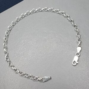 Pulseira De Prata Elo Português 4mm
