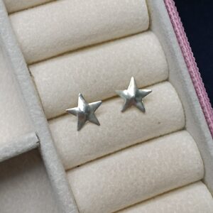 Brinco De Prata Estrela 1 Cod:B1/14