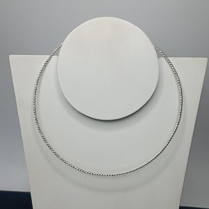 Gargantilha De Prata Aro Torcido I P