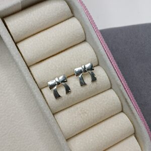 Brinco De Prata Laço 1 Cod:B1/43