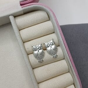 Brinco De Prata Coruja 1 Cod:B1/55