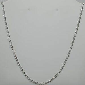 Corrente De Prata Elo Cadeado 2,5mm 60cm Cod:C2