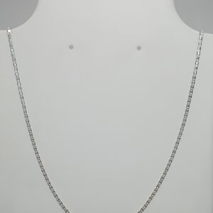 Corrente De Prata Piastrine 2mm 45cm Cod: C1