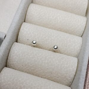 Brinco De Prata Bola 2mm B2/60