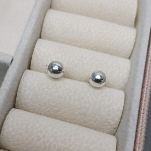 Brinco De Prata Bola 5mm B2/57