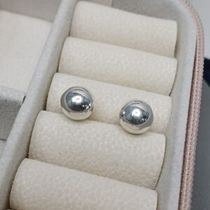 Brinco De Prata Bola 8mm B2/54