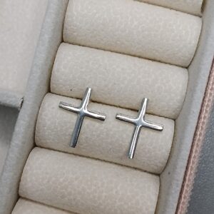 Brinco De Prata Cruz Oca B2/32