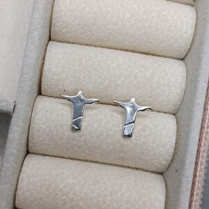 Brinco De Prata Cristo Redentor B2/30