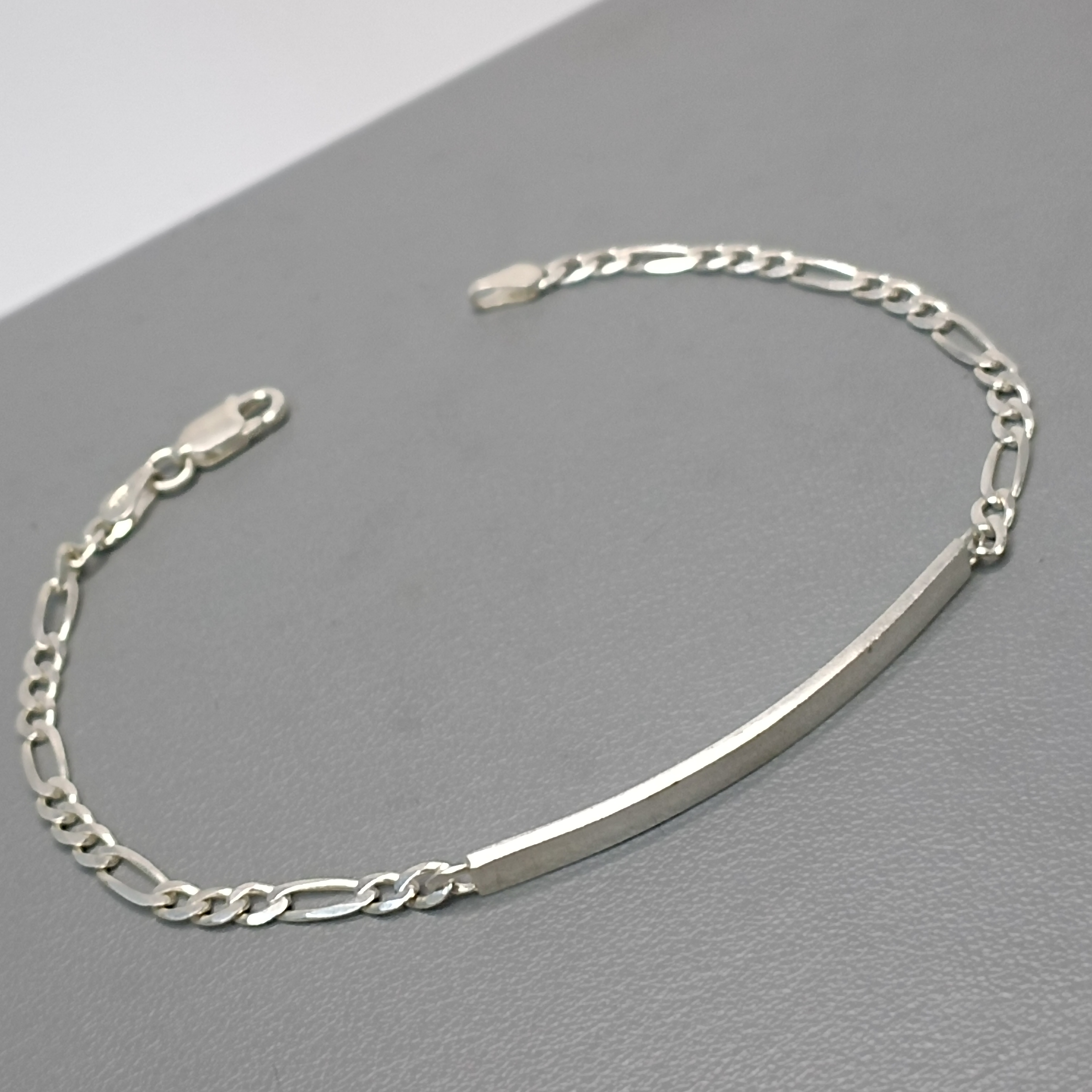 Pulseira De Prata 3x1 Chapinha 3mm