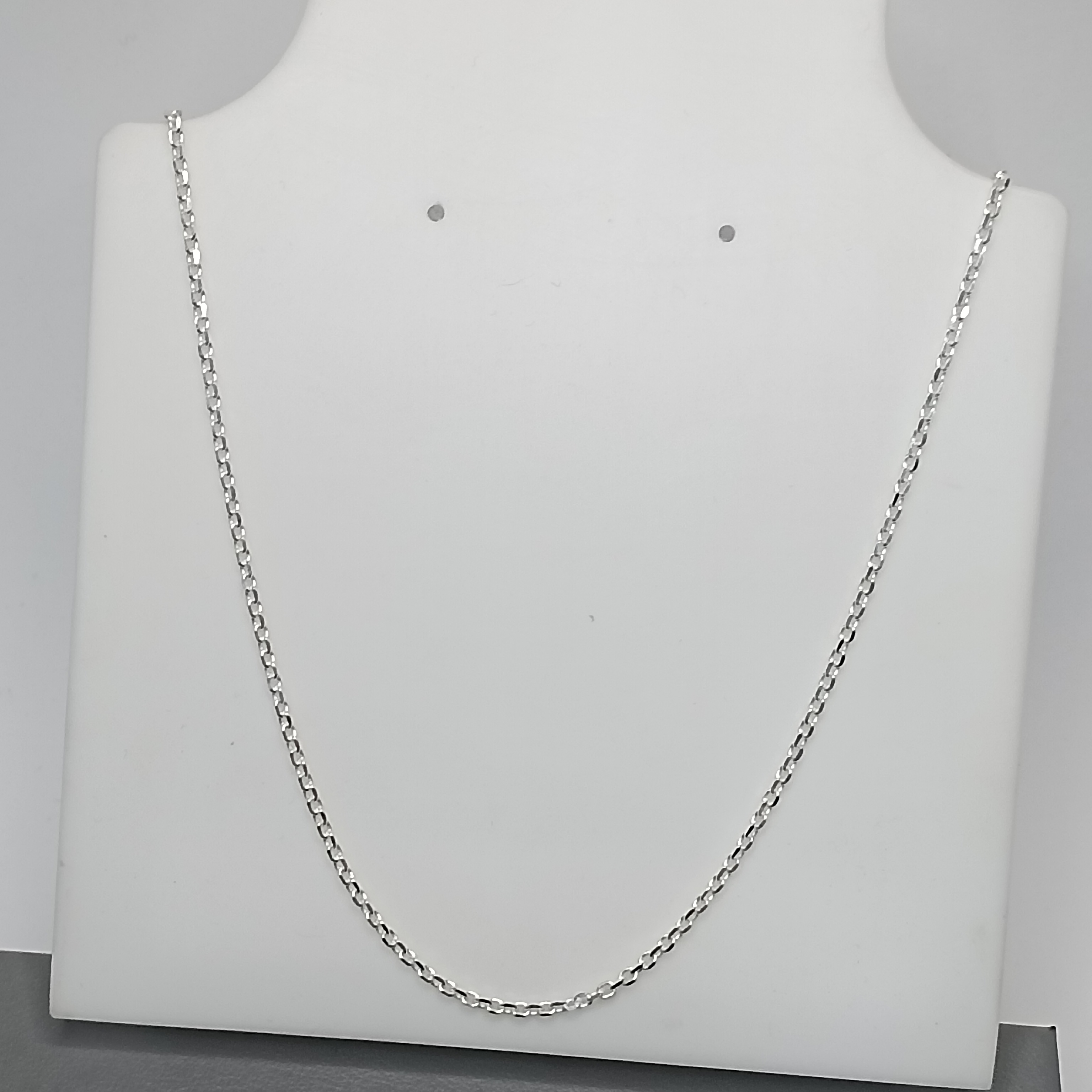 Corrente De Prata Cartie 2x3mm 70cm