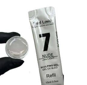 Gel Sachê 7 Nude 15ml - Real Love